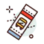 Bus ticket icon 64x64