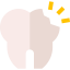 Broken tooth icon 64x64