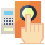 Fingerprint scanning 图标 64x64
