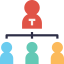 Hierarchical structure icon 64x64