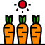 Carrots icon 64x64