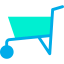 Wheelbarrow icon 64x64
