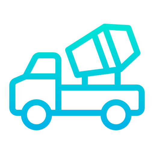 Concrete mixer icon