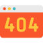 404 error ícone 64x64