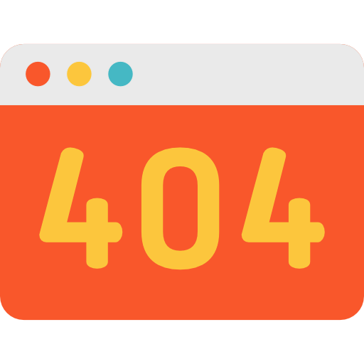 404 error ícono