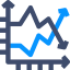 Line graph 图标 64x64