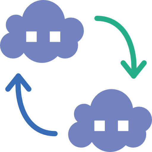 Cloud computing ícono