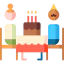 Birthday party icône 64x64