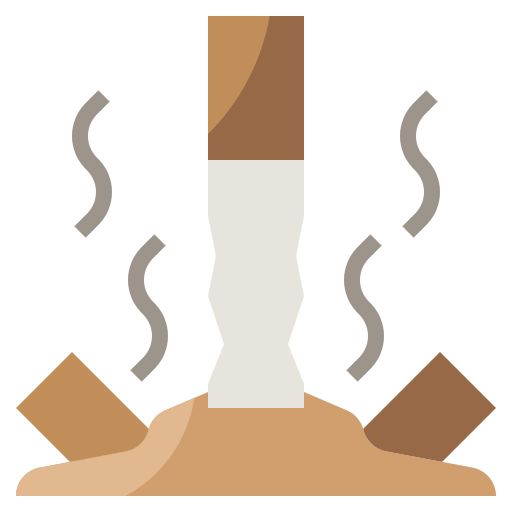 Cigarette butt icon