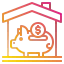 Piggy bank icon 64x64