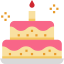 Birthday cake icon 64x64