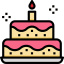 Birthday cake icon 64x64