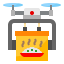 Drone delivery icon 64x64