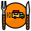 Food delivery icon 64x64
