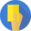 Yellow card icon 64x64
