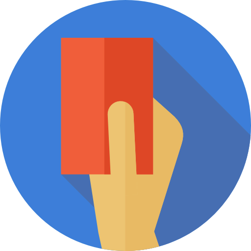 Red card icon