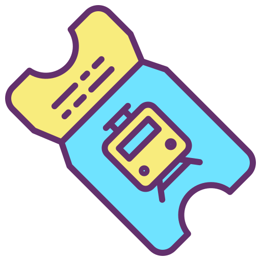 Train ticket icon