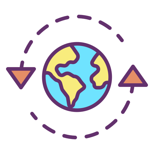 World map icon