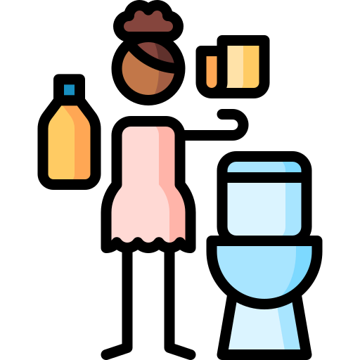 Clean shared toilet after using it icône