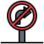 No turn right іконка 64x64