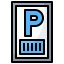 Parking ticket icon 64x64