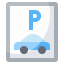 Parking sign icon 64x64