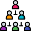 Hierarchical structure icon 64x64