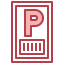 Parking ticket icon 64x64