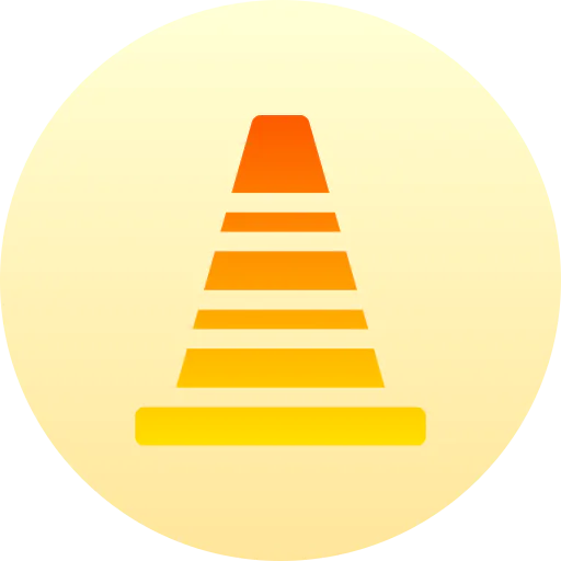 Traffic cone icon