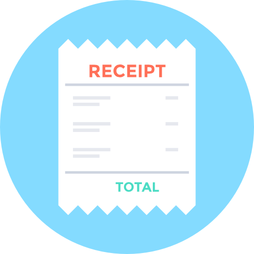 Receipt icon