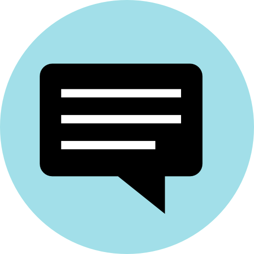 Speech bubble icon