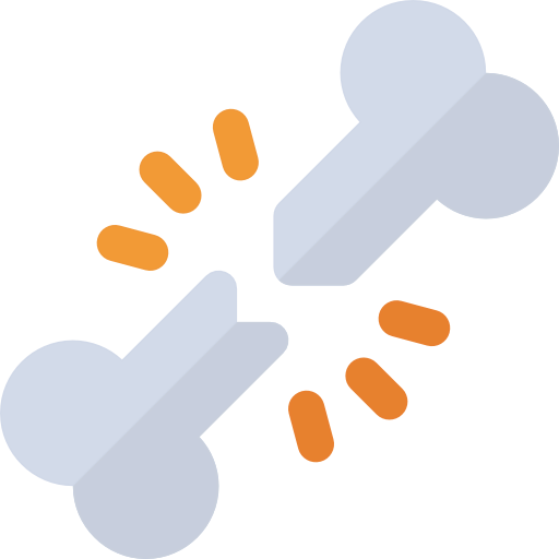 Broken bone icon