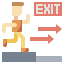 Emergency exit icône 64x64
