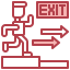 Emergency exit biểu tượng 64x64