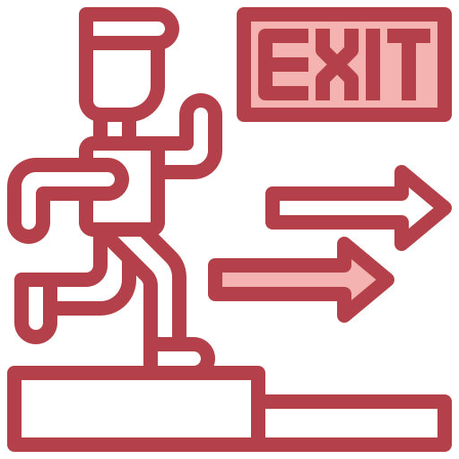 Emergency exit biểu tượng