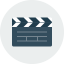 Clapperboard icon 64x64