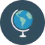 Earth globe icon 64x64