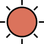 Sun icon 64x64