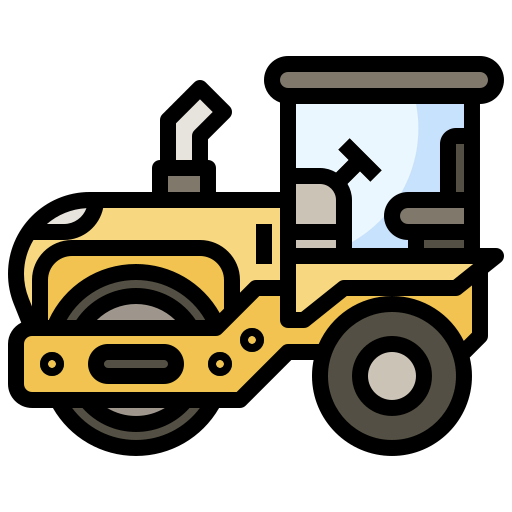 Construction machine icon