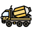 Mixer truck icône 64x64
