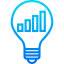 Bar chart icon 64x64