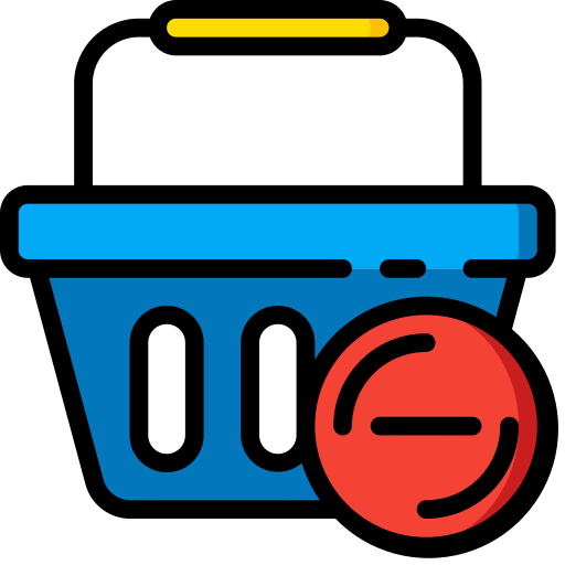 Remove from cart アイコン