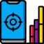 Targeted marketing icon 64x64