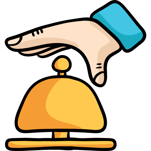 Reception bell icon