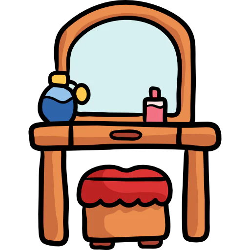 Dressing table icon