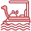 Pedal boat icon 64x64