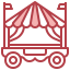 Circus tent icon 64x64