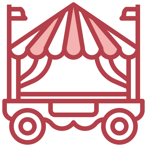 Circus tent ícono