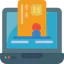 Online payment ícono 64x64