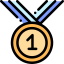 Gold medal ícone 64x64